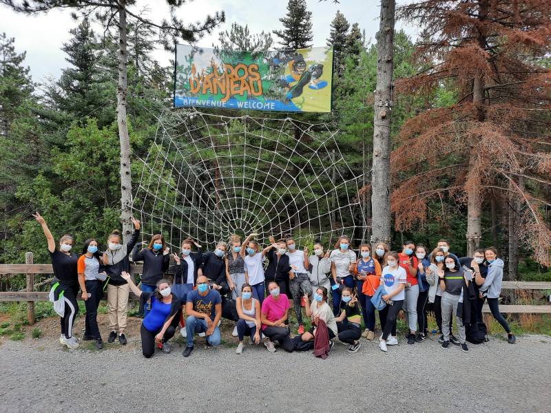 Meilleur parc accrobranche avec des jeux difficiles pour les adultes dans le Sud de la France dans l'Hérault