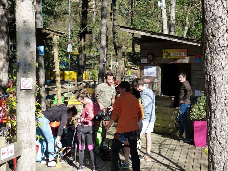 activité originale pour une rencontre de famille dans le Gard dans un parc