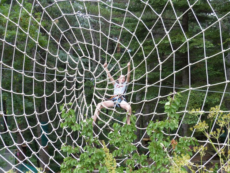 parc de loisirs et d'aventures, accrobranche difficile pour adultes dans le Gard