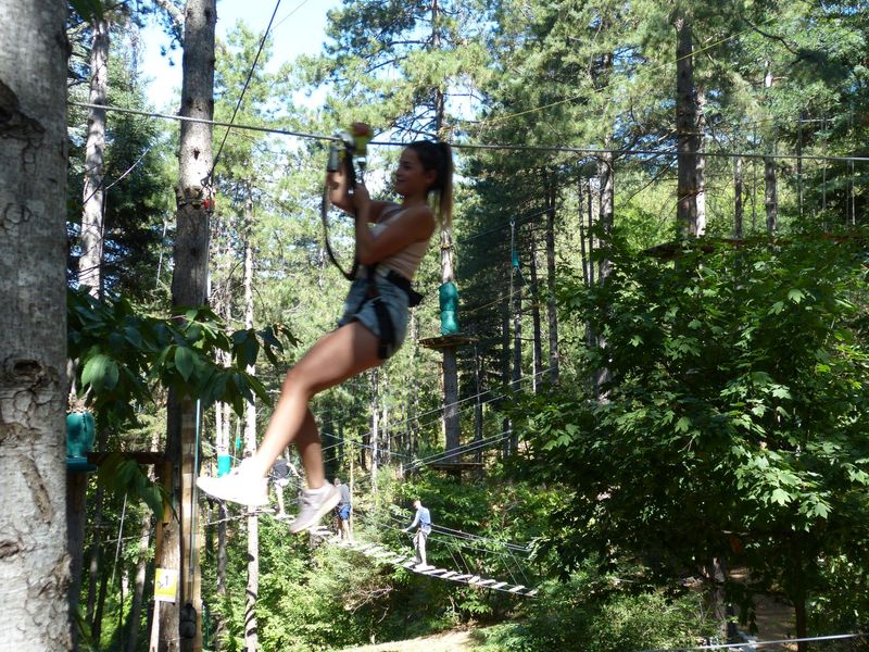 grandes tyroliennes vers Nimes dans le Gard