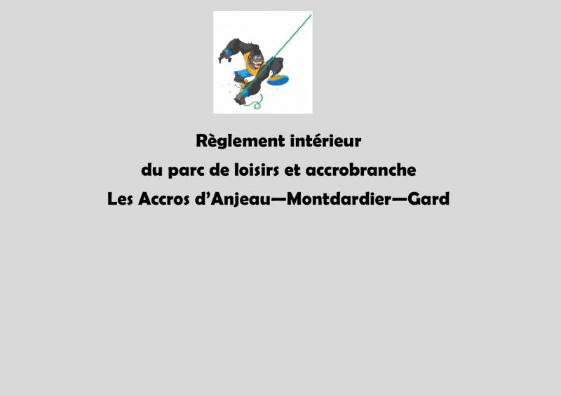 parc de loisirs et accrobranche Les Accros d'Anjeau à Montdardier dans le Gard