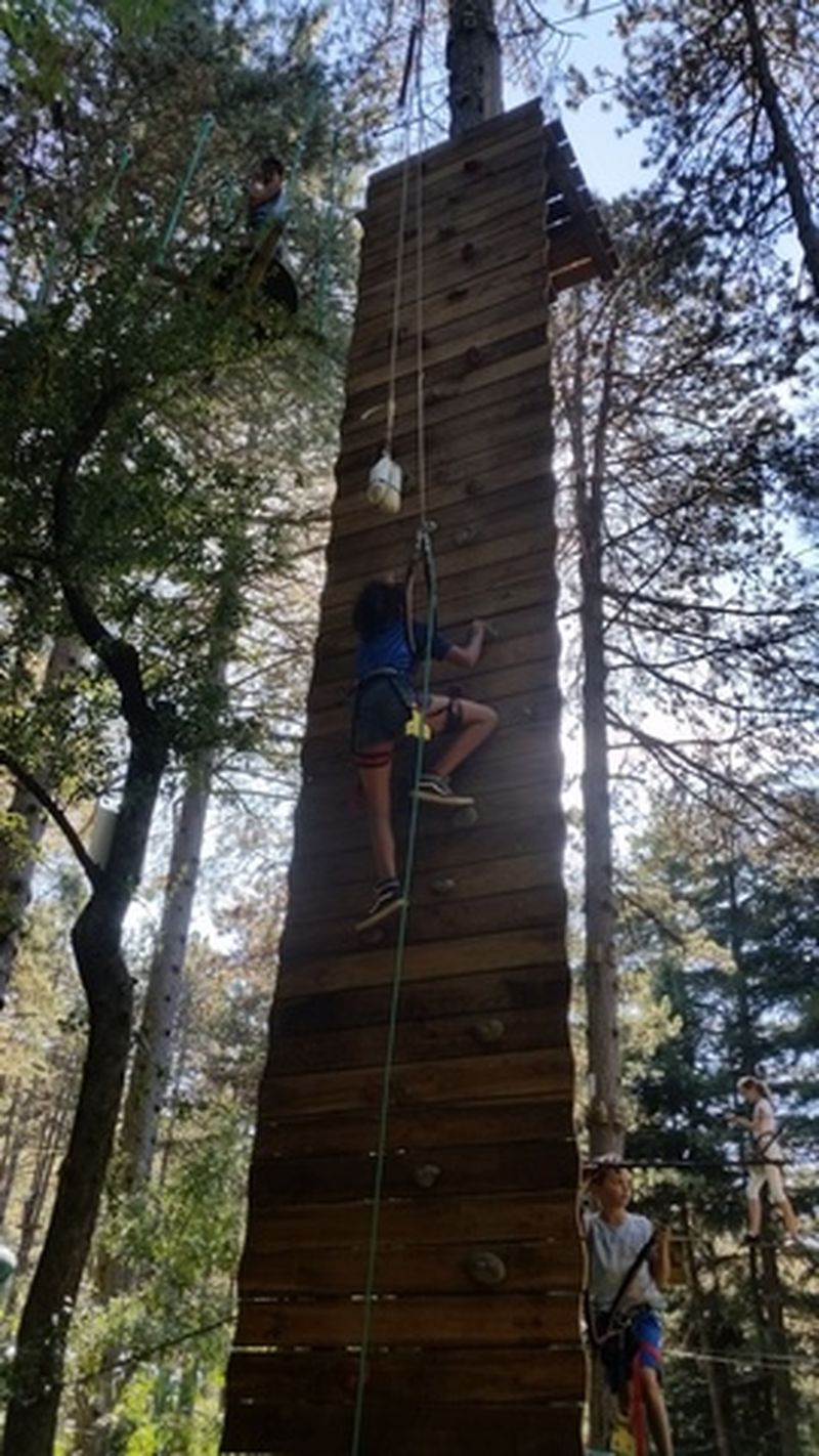 escalade gard accrobranche difficile