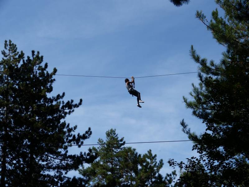 grandes tyroliennes pour adultes dans le sud de la France