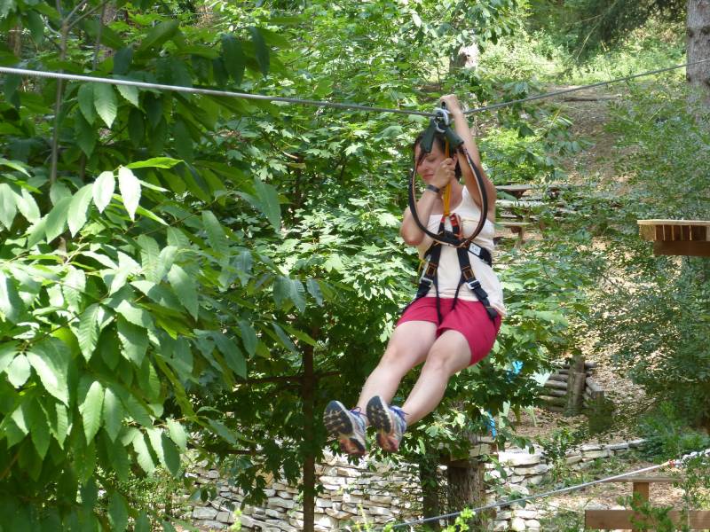 grandes tyroliennes pour tous les âges vers Nîmes et Montpellier