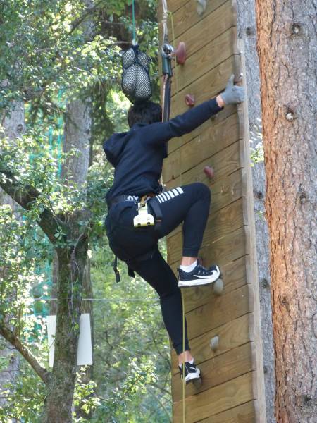 mur d'escalade en extérieur vers Montpellier dans le Gard