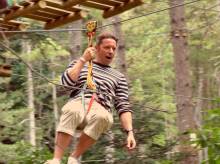 Notre zone d'activité pour ce service Parcours d'accrobranche pour enfants et adultes tous niveaux